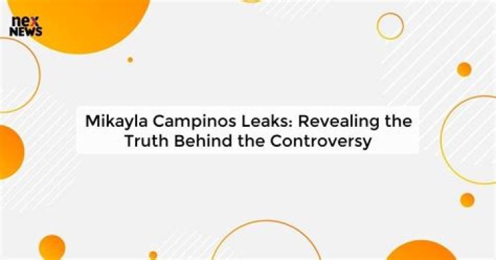 Discover The Truth Behind The Alleged Mikayla Campinos Leak