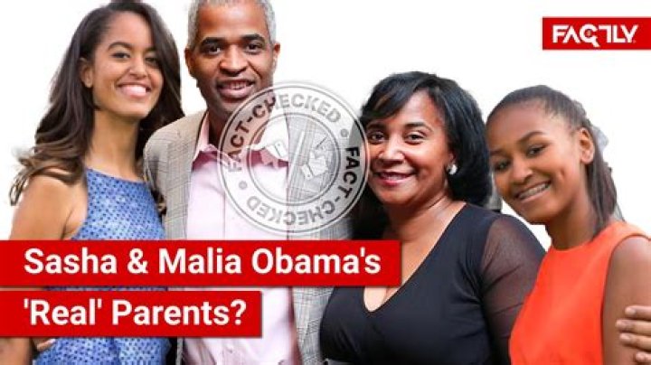 The True Identity Of The Real Parents Of Sasha And Malia