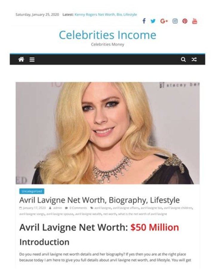 Unveiling Avril Lavigne's Net Worth: A Journey Through Her Career And Finances